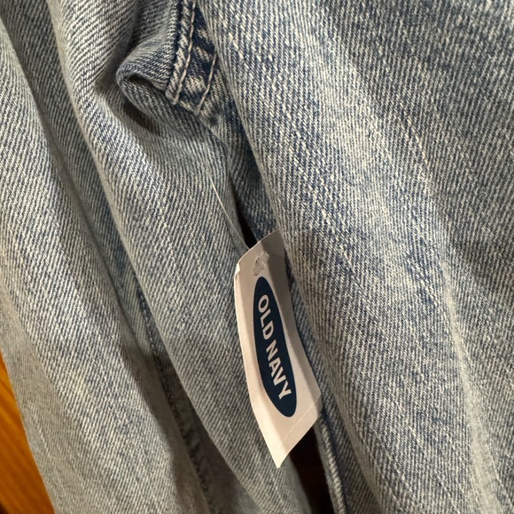 NWT Old Navy "US Flag" Jean Denim Jacket Medium Wash 100% Cotton Size Large - Picture 9 of 16